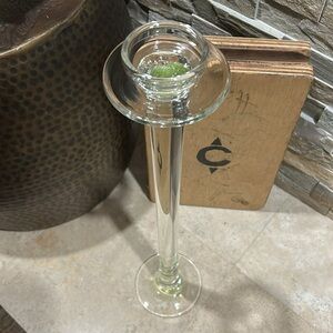 Vintage Recycled Glass Handblown Candle Holder